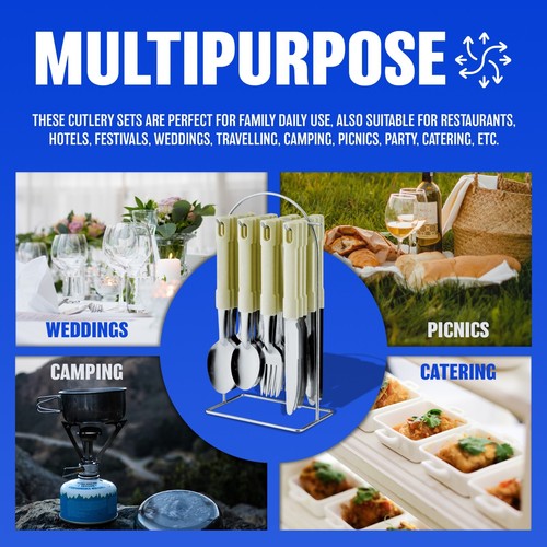 New 24pc cutlery - dinner, set