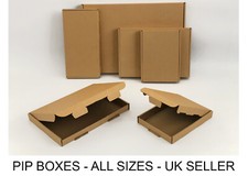 Large Letter box Royal Mail PIP Boxes C4 C5 C6 C7 DL Card board Postal Mailing