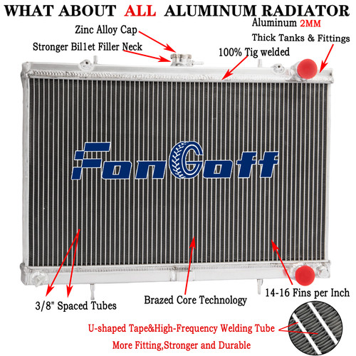 Rows aluminum radiator - 3,
