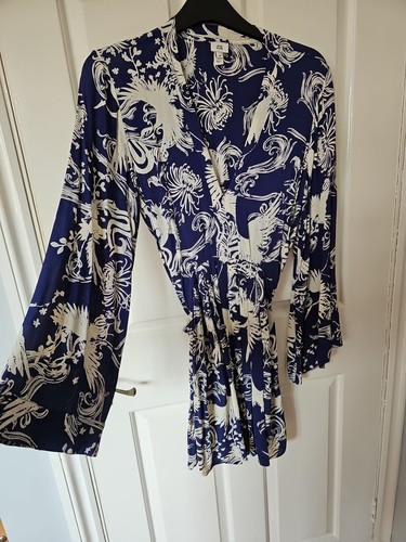 River island blue kaftan dress - river,