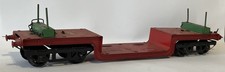 VINTAGE HORNBY O GAUGE RED TROLLEY WAGON MODEL RAILWAY UNBOXED