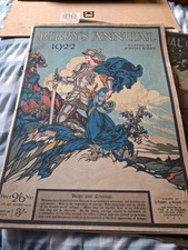 VINTAGE BOOK · BIBBY'S ANNUAL 1922 · LARGE ILLUSTRATED ANNUAL