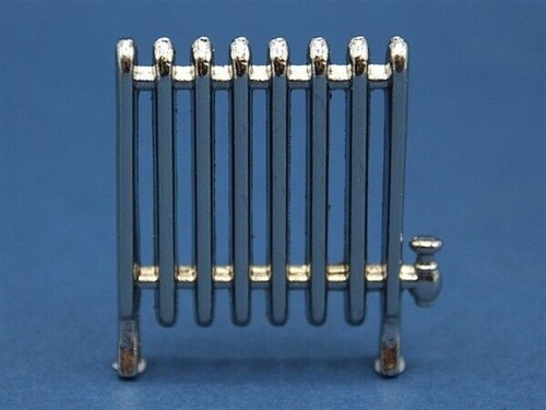 Radiator silver dolls house - radiator,