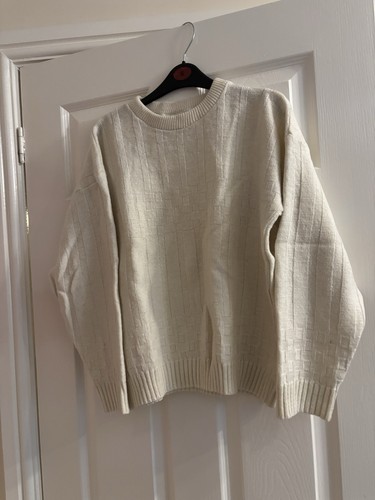 Vintage style cream knit - cream,