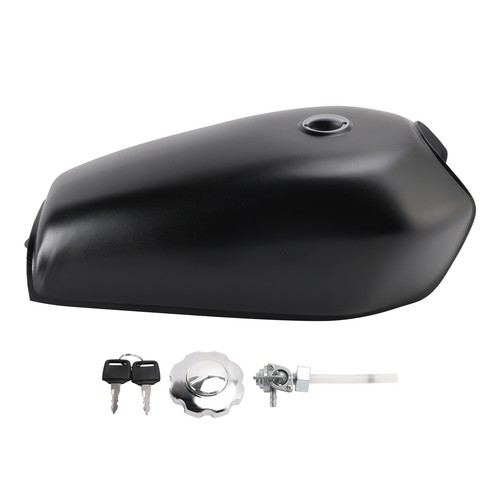Black cafe racer gas - black,