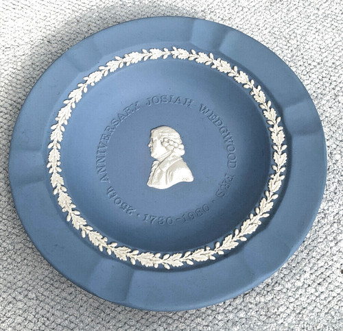 Blue jasperware dish 250th - jasperware,