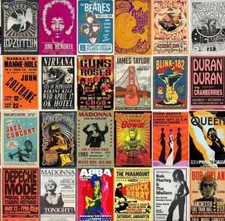 Music Plaques Metal Signs Tin