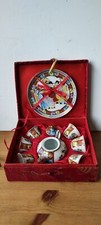 Vintage Chinese Mini Tea Set in Decorative Box - Good Condition