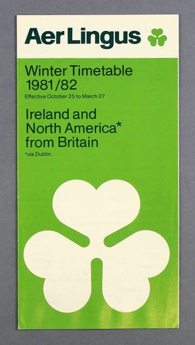 Aer lingus airline timetable - aer,