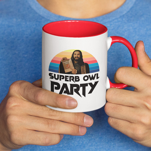 Superb owl party mug - mug, coffee