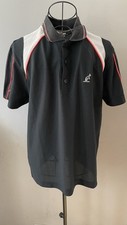 Vintage AUSTRALIAN L'ALPINA Mens Polo Shirt 46 small black/White