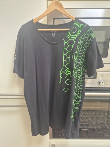 Men black cyberdog tshirt xl - black,