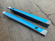 Pair Of Genuine MINI John Cooper Works JCW Sideskirts In Laser Blue Metallic R56