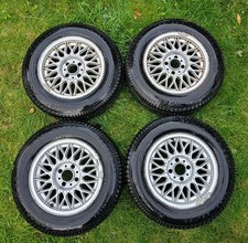 BMW E30 BBS basketweave 14” Inch Alloy Wheels Set Of 4 318is 325i cross spoke