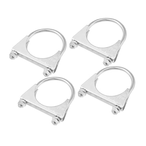 Round bolt clamp muffler - u,