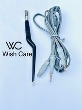 Non-Stick European Bipolar Bayonet Forceps With Cable Tip Size 0.5MM A++ Quality