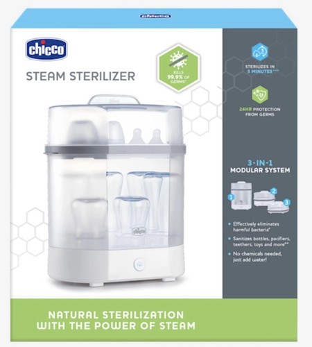 Chicco baby bottle steam - bottle,