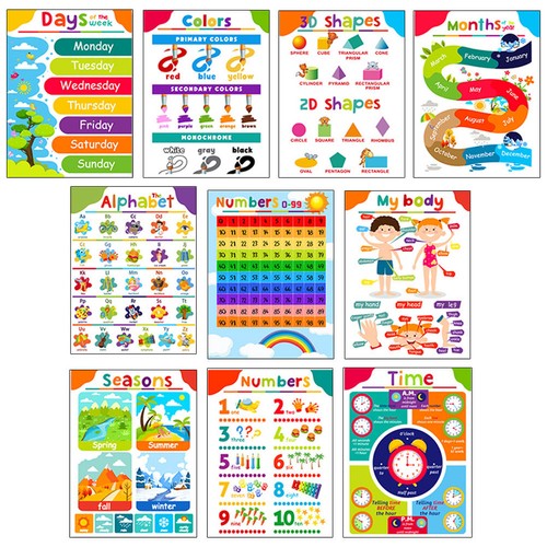 Sheets alphabet wall - 10,