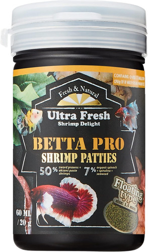 Ultra fresh betta fish food - fish,