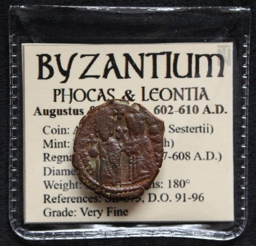 Genuine byzantine phocas - vf,