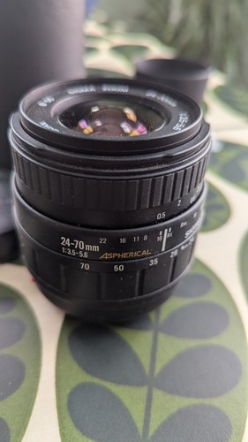 Sigma 70mm 5 - 24-70mm, f3.5-5.6