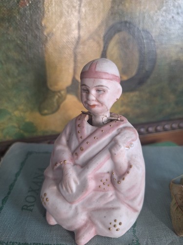 Antique bisque nodder - antique,