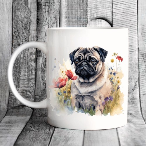 Pug dog mug ideal gift - dog,