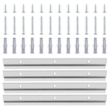 2 Pairs French Cleat Picture Hanger Z Bar Mirrior Wall Mount Bracket 80 Lbs