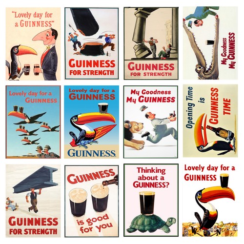 Guinness retro style metal - guinness,
