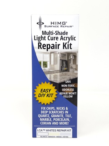 White quartz worktop repair - worktop,