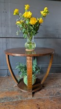 Vintage Art Deco Oak Round