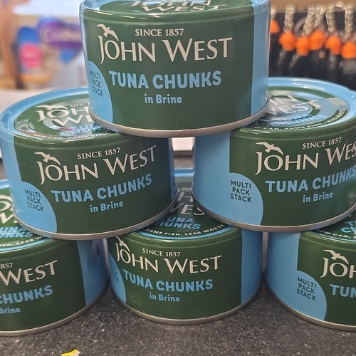John west tuna chunks brine - john,