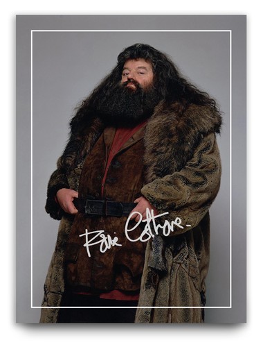 Robbie coltrane signed - robbie, harry