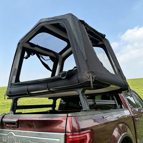 People truck rooftop tent - people,