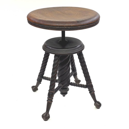 Antique piano stool charles - piano,