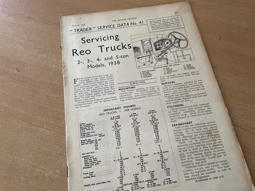 1938 reo trucks 5 - 5, ton