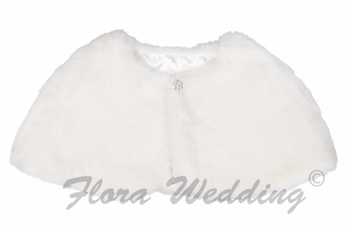 Flower girl faux fur - faux,