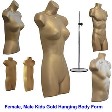 Female Male Child Kids Gold