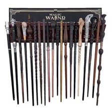 Harry Potter Metal Core Magic Wand Cosplay Hermione Granger Voldemort Gift Box