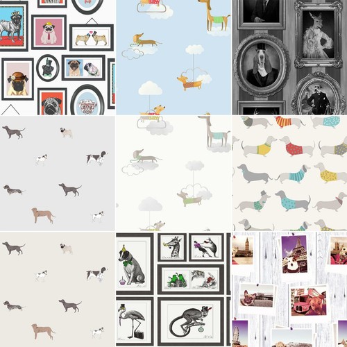 Dog themed wallpaper animal - wallpaper,