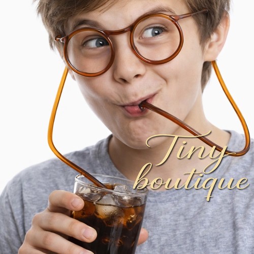 Silly drinking straw glasses - straw,