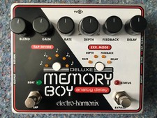 Electro-Harmonix Deluxe Memory Boy Analog Delay Tap Tempo Guitar Effects Pedal