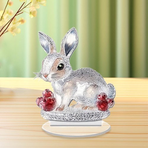 Easter bunny ornament acrylic - bunny,
