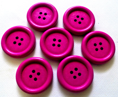 Pink hole flat back - 7,