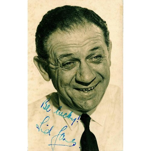 Sid james autograph - sid,