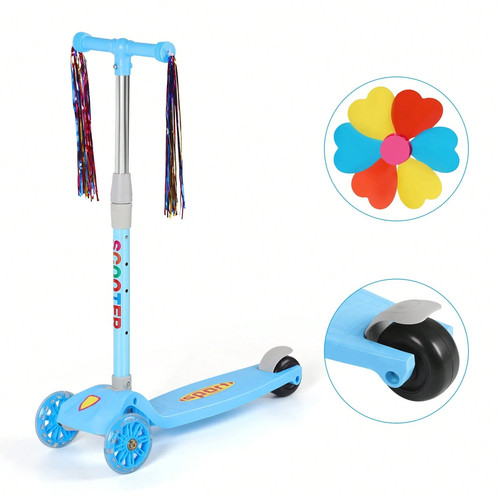 Foldable kids wheel scooter - foldable,