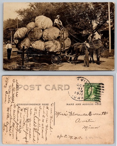 1908 rppc ottumwa iowa giant - rppc,