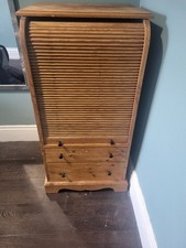 Pine Cabinet Tambour Sliding