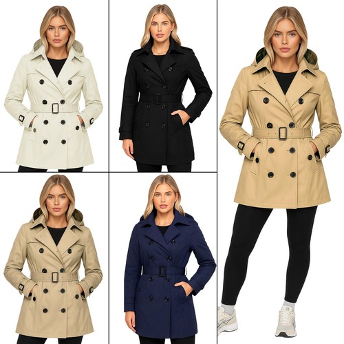 Enzo womens trench coat ladies - coat,