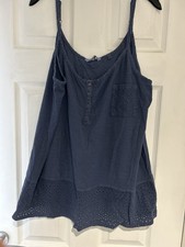 Navy Blue Woman’s Next Top With Adjustable Straps Size 16 Tall